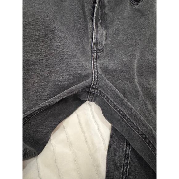 Hollister High Rise Jeans Women’s Size 2R Black Charcoal Straight Leg Gothcore - Picture 7 of 16